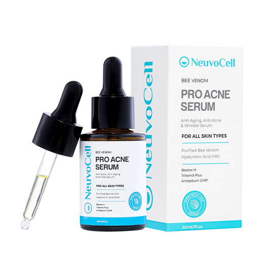 Bee Venom Pro Acne Serum, Bee Tox Facial Serum, Anti-Aging, Acne, Wrinkle Serum, Hydrating Serum for Face Skincare, Hyaluronic Acid, Trikenol Plus, Antisebum, Face Beauty Serum, 1fl.Oz